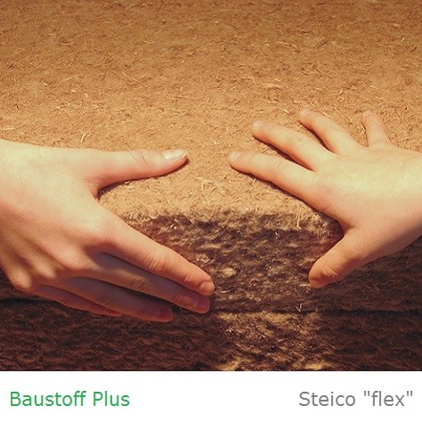 Steico "flex" 038/ 50 mm,  flexible ökologische Holzfaserdämmung, 1220x575mm / 6,314 m²