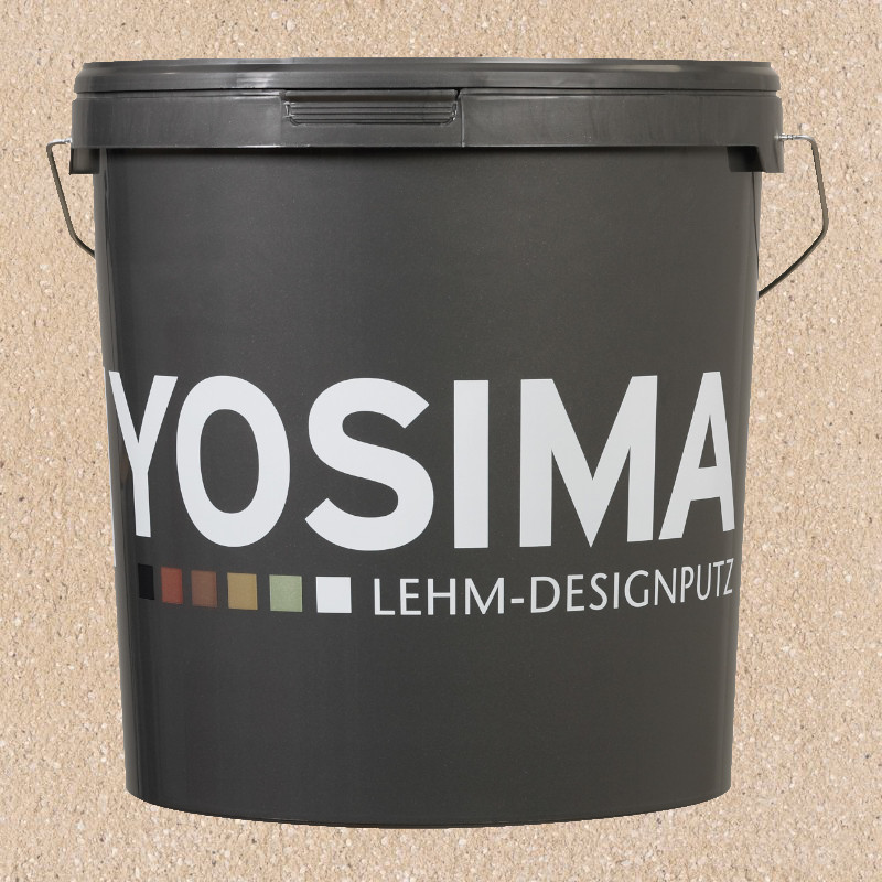 Yosima Lehmputz - Edelputz, Braun-3 Grundfarbe 