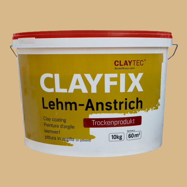 ClayFix Lehm-Anstrich, Gelb-2, Grundfarbe    