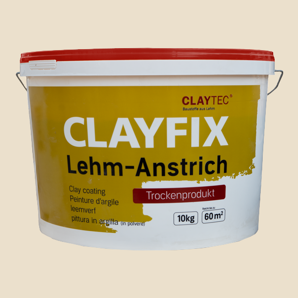 ClayFix Lehm-Anstrich, Braun-4, Grundfarbe 