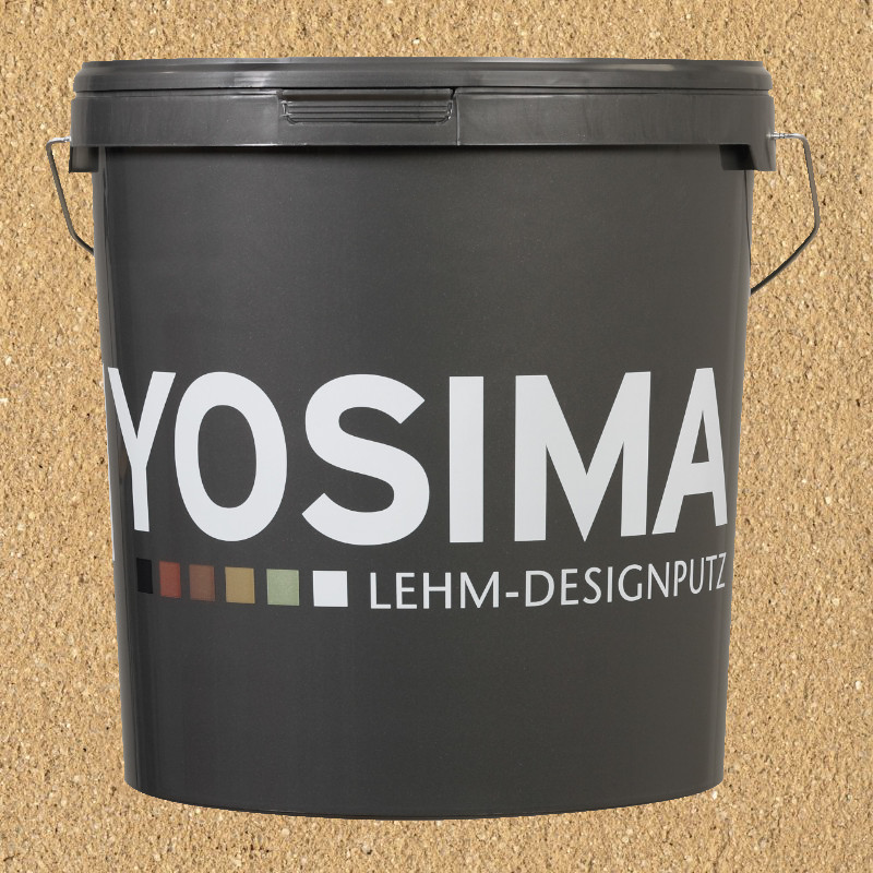 Yosima Lehmputz - Edelputz, Gelb-1, Grundfarbe