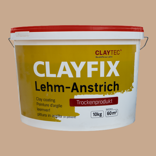 ClayFix Lehm-Anstrich, Braun-2, Grundfarbe 