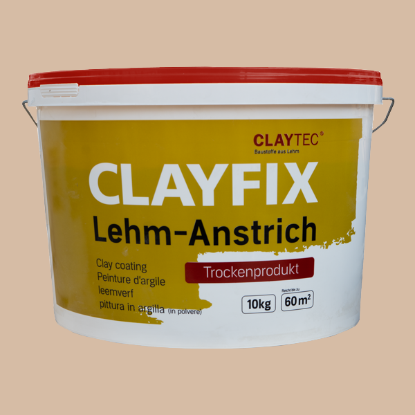 ClayFix Lehm-Anstrich, Braun-3, Grundfarbe 