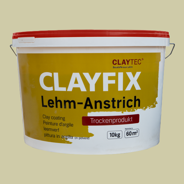 ClayFix Lehm-Anstrich, Grün-2, Grundfarbe 