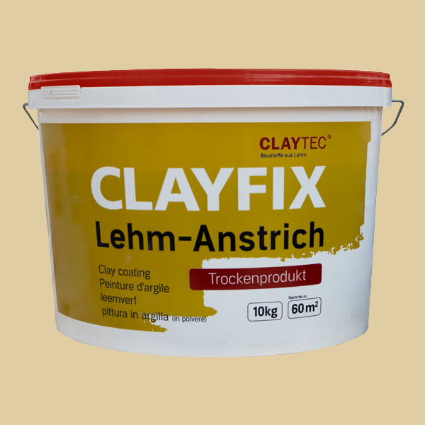 ClayFix Lehm-Anstrich, Gelb-3, Grundfarbe