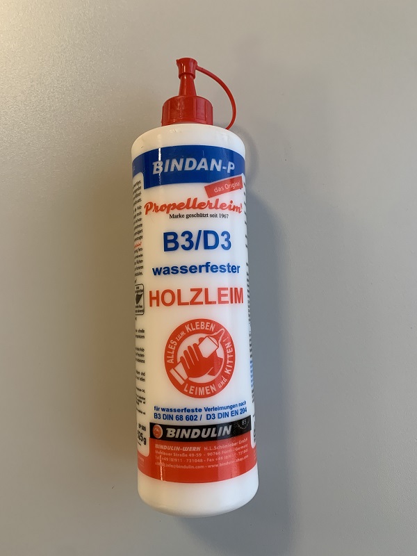 BINDAN Wasserfester Holzleim D3, Propellerleim